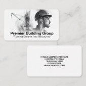 Bauarbeiter | GEBÄUDE Visitenkarte (Vorne/Hinten)