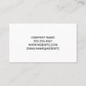 Bauarbeiter | GEBÄUDE Visitenkarte (Rückseite)