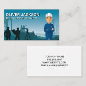 Bauarbeiter | GEBÄUDE Visitenkarte (Vorne/Hinten)