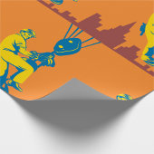 Bauarbeiter Geschenkpapier