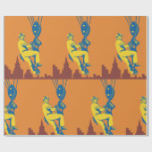 Bauarbeiter Geschenkpapier (Flach)