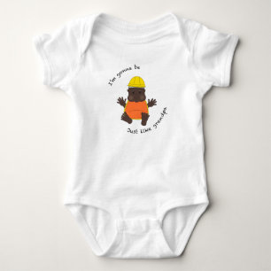 Bauarbeiter Großvater Baby Strampler