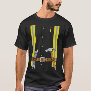 Bauarbeiter Halloween-Kostüm für Jungen Kinder T-Shirt
