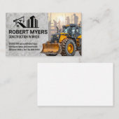 Bauarbeiter | Heavy Duty Machine Terminkarte (Vorne/Hinten)