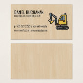 Bauarbeiter | Holzrahmen (Vorne & Hinten)