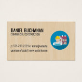 Bauarbeiter | Holzrahmen (Vorderseite)