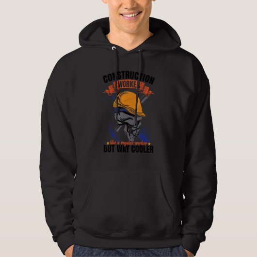 Bauarbeiter Hoodie (Vorderseite)