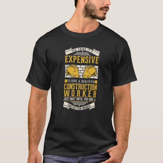 Bauarbeiter House Gebäude Builder Constru T-Shirt (Vorderseite)
