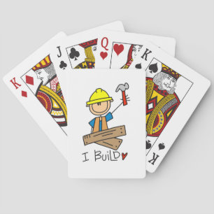 Bauarbeiter I Baue T-Shirts und Geschenke Spielkarten