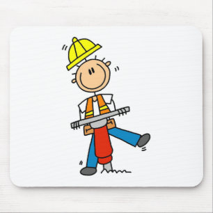 Bauarbeiter I Baut T-Shirts und Geschenke Mousepad