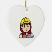 Bauarbeiter Keramik Ornament (Rechts)