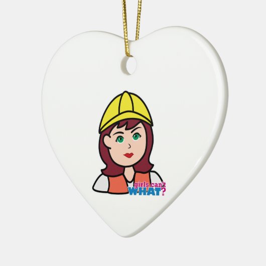 Bauarbeiter Keramik Ornament (Links)