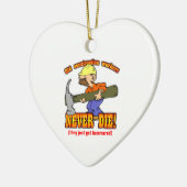 Bauarbeiter Keramik Ornament (Links)