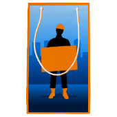 Bauarbeiter Kleine Geschenktüte (Vorderseite)