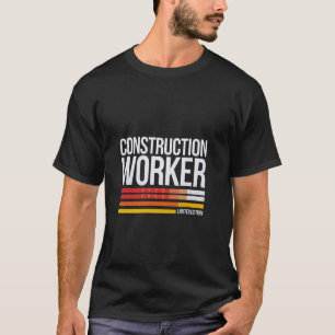 Bauarbeiter limitierte Auflage individueller Ehema T-Shirt