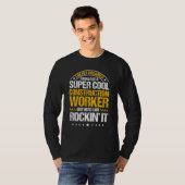 Bauarbeiter-Lohnlabor Harthats T-Shirt (Vorne ganz)