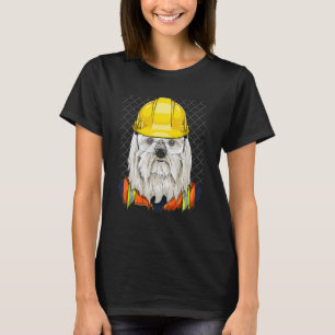 Bauarbeiter Malteser Labor Pet Maltese Do T-Shirt