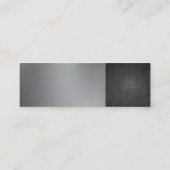 Bauarbeiter Mini Visitenkarte (Rückseite)