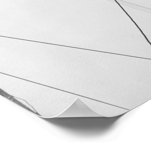 Bauarbeiter mit hohem Flug Poster (Ecke)