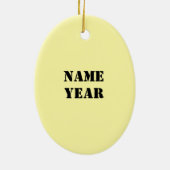 Bauarbeiter mit Jackhammer Keramik Ornament (Hinten)