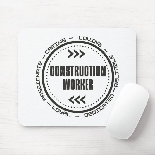 Bauarbeiter Mousepad (Mit Mouse)