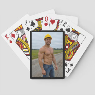 Bauarbeiter Nr. 1, Muskulöse Männer-Serie, Spielkarten