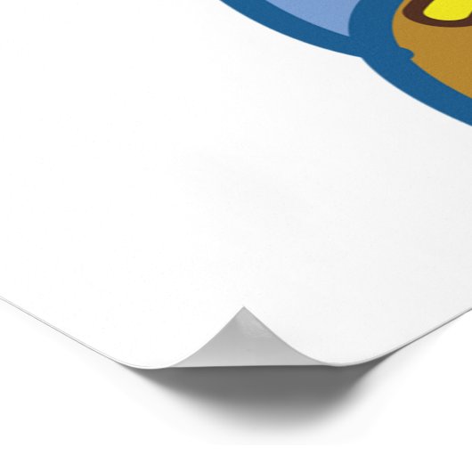 Bauarbeiter Poster (Ecke)