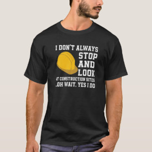 Bauarbeiter Qoute Concrete T-Shirt
