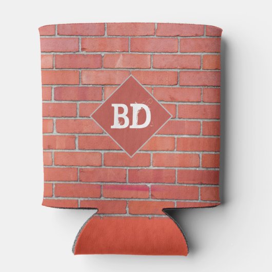 Bauarbeiter Red Brick Wall Bricklayer Dosenkühler (Rückseite)