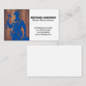 Bauarbeiter | Reparaturen Visitenkarte (Vorne/Hinten)