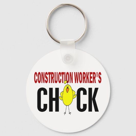 Bauarbeiter Schlüsselanhänger (Vorderseite)