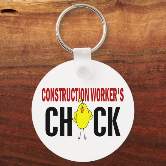 Bauarbeiter Schlüsselanhänger (Vorderseite)