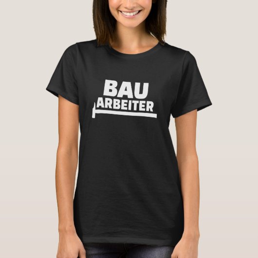 Bauarbeiter T-Shirt (Vorderseite)