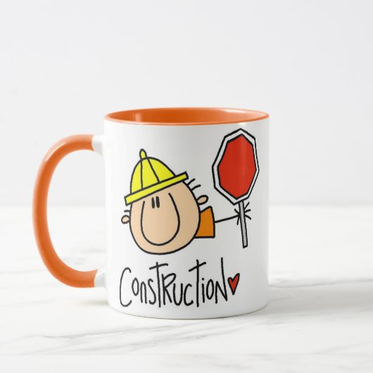 Bauarbeiter Tasse (Links)