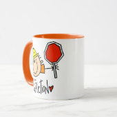 Bauarbeiter Tasse (Vorderseite Links)