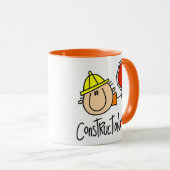 Bauarbeiter Tasse (VorderseiteRechts)