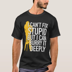 Bauarbeiter und Baustellenzubehör T-Shirt