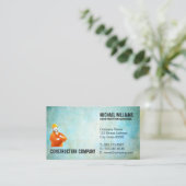 Bauarbeiter Visitenkarte (Stehend Vorderseite)