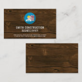 Bauarbeiter Visitenkarte (Vorne/Hinten)