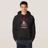Bauarbeiter Weihnachtsmann Arbeiter Hoodie (Vorne ganz)