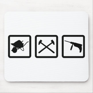 Bauarbeitergang Mousepad