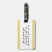 Bauarbeitersawing-Bauholz-Geschenke Gepäckanhänger (Rückseite vertikal)