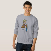 Bauarbeitersawing-Bauholz-Geschenke Sweatshirt (Vorne ganz)