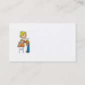 Bauarbeitersawing-Bauholz-Geschenke Visitenkarte (Rückseite)