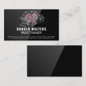 Bauarchitektin | Blueprints | Hochglanz Visitenkarte (Vorne/Hinten)