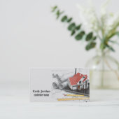 Bauarchitektur des Bauunternehmers Visitenkarte (Stehend Vorderseite)