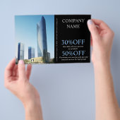 Bauarchitektur für Wolkenkratzer Flyer (Handgriff)