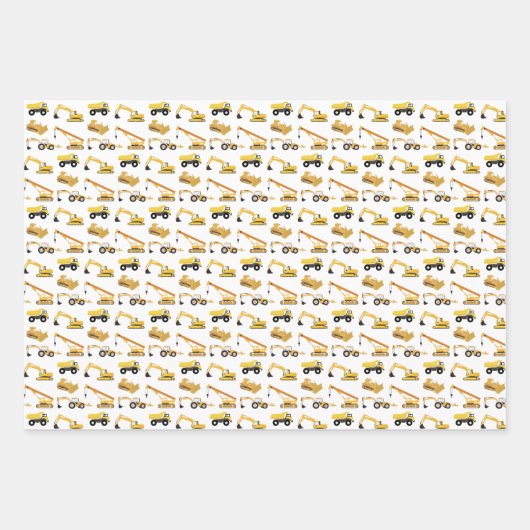 Bauart von Lastkraftwagen Geschenkpapier Set (Vorderseite 3)