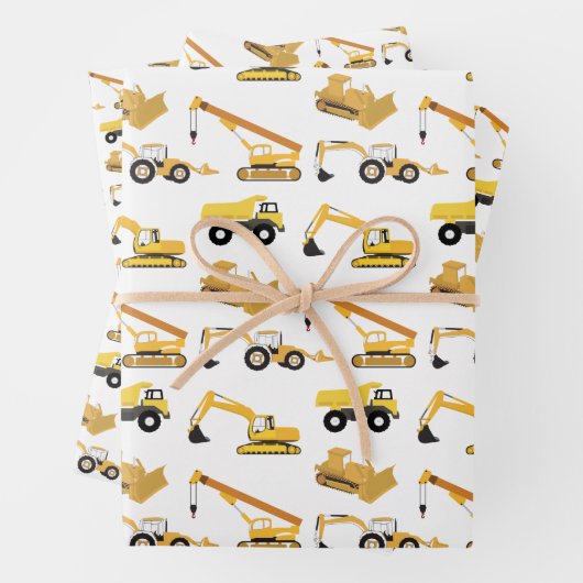 Bauart von Lastkraftwagen Geschenkpapier Set (Beispiel)