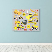 Bauart von Lastkraftwagen Leinwanddruck (Insitu (Holzboden))